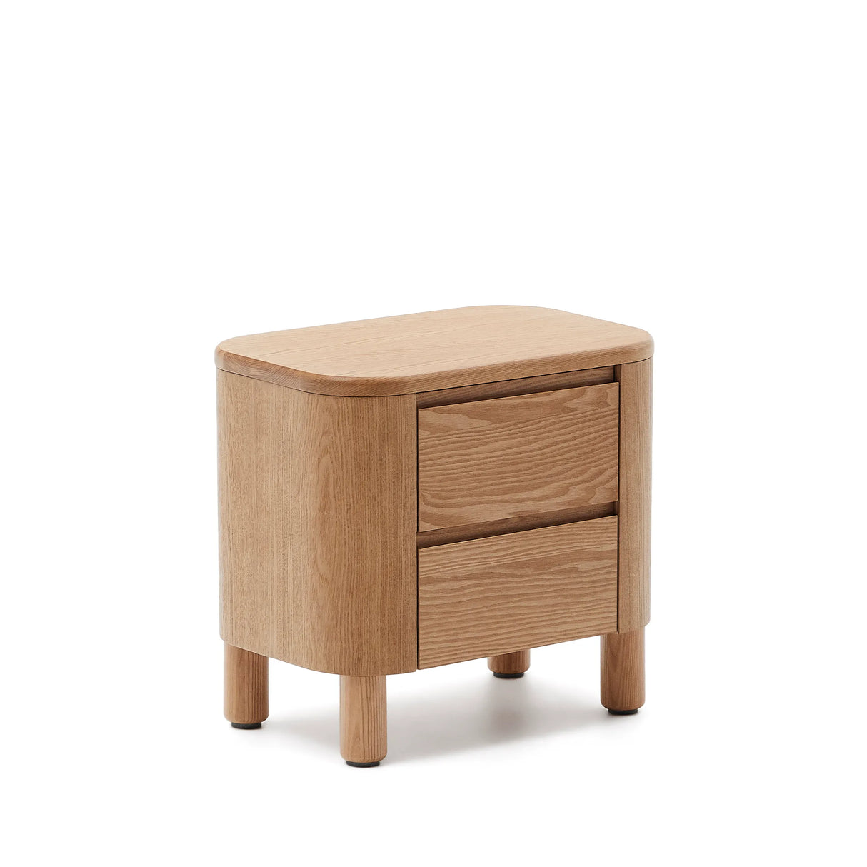 Salaya Nachttisch aus Eschenfurnier 55 x 50 cm von Kave Home – Produktbild 9