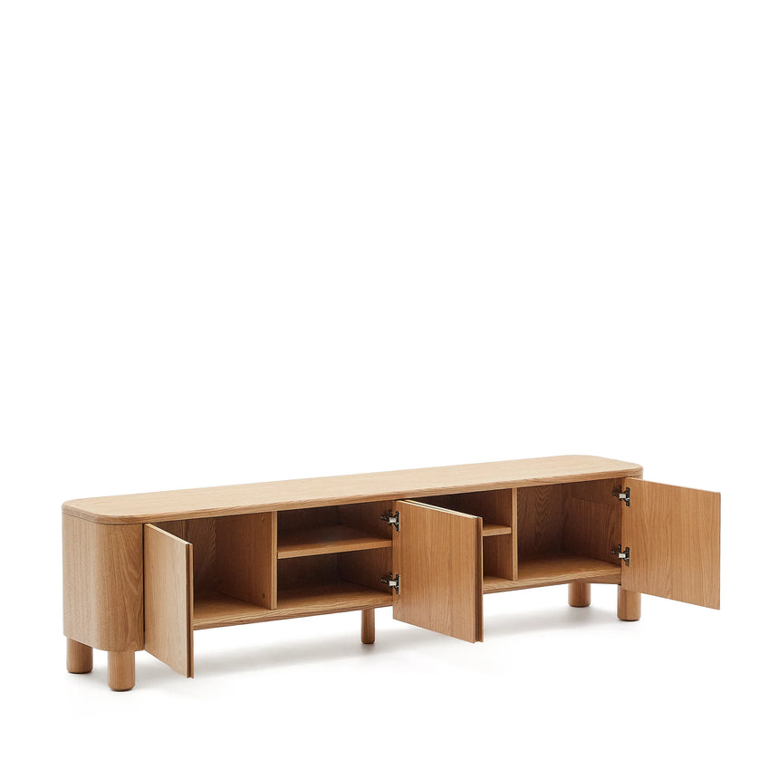Salaya TV-Möbel aus Eschenfurnierholz 200 x 52 cm von Kave Home – Produktbild 13