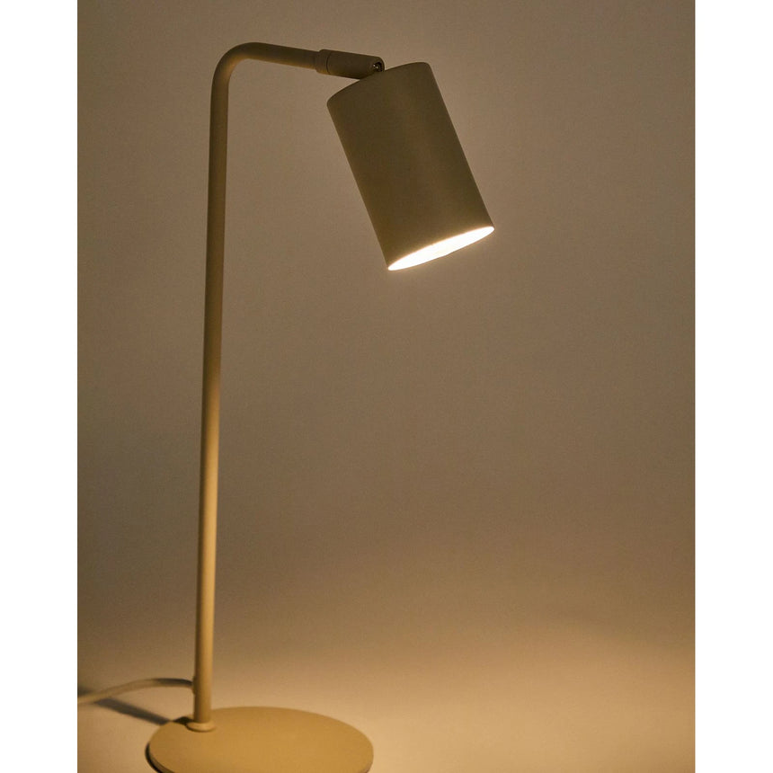Schreibtischlampe Manie aus Metall mit beigem, texturiertem Finish von Kave Home – Bild 6