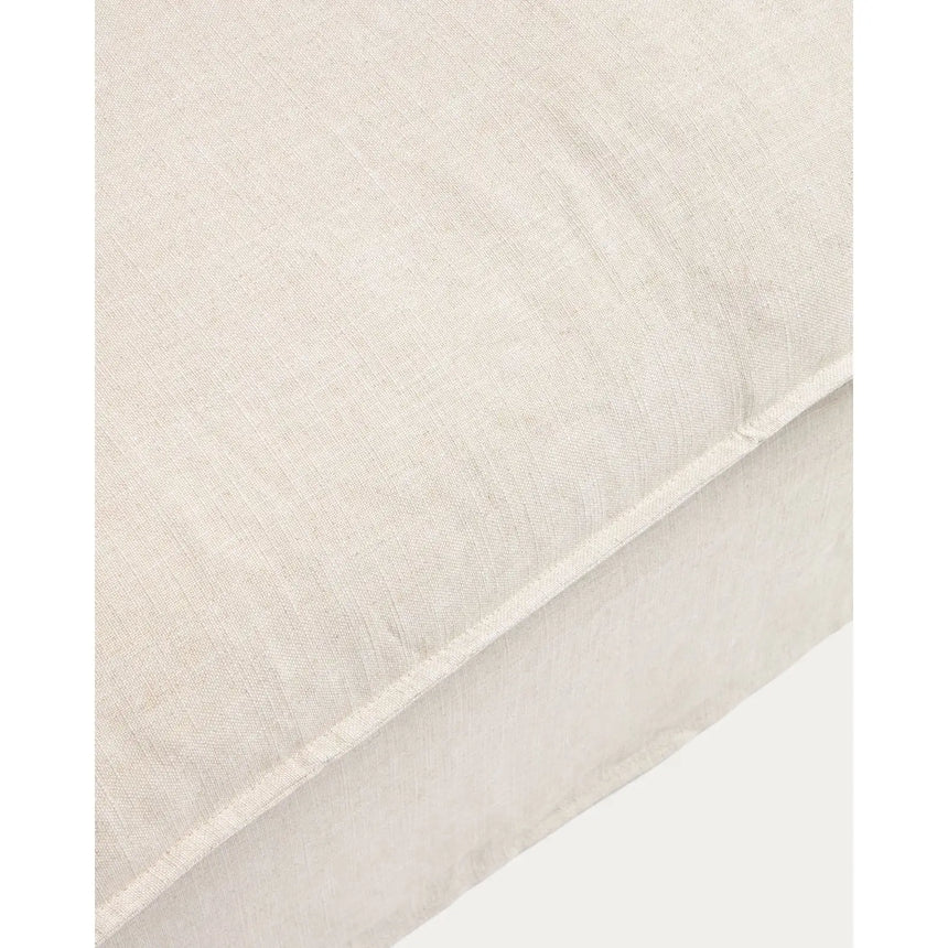 Sessel Anarela mit abnehmbarem Bezug aus Leinen und Viskose in Beige, 150 cm, FSC Mix Credit von Kave Home – Bild 9