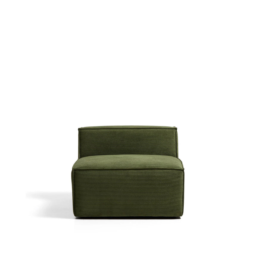 Sessel Blok aus Cord oder Chenille, 90 cm FSC Mix Credit von Kave Home – Bild 1