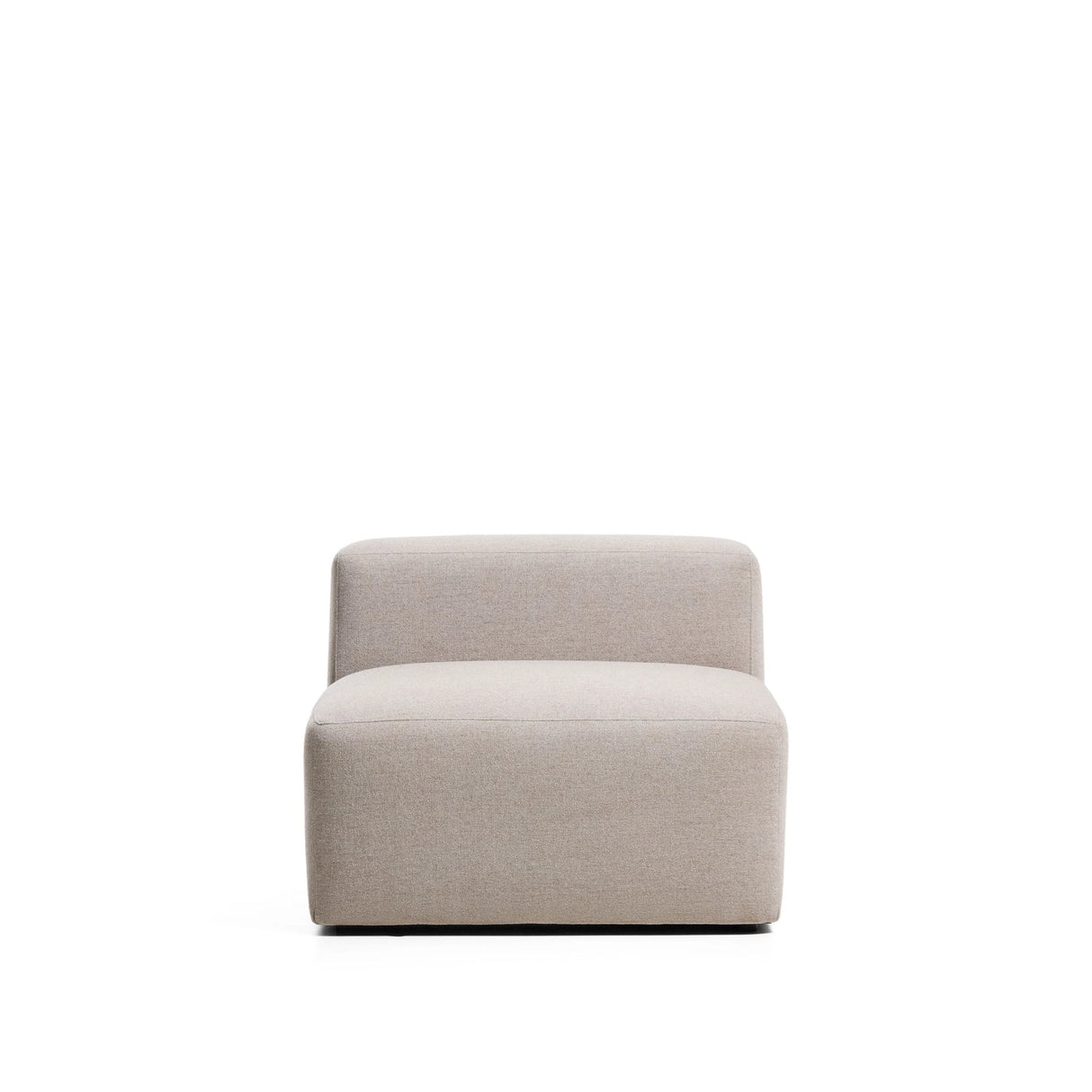 Sessel Blok in beiger Chenille, 90 cm, FSC Mix Credit von Kave Home – Bild 1