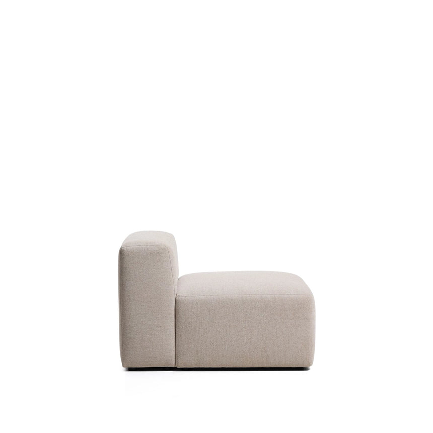 Sessel Blok in beiger Chenille, 90 cm, FSC Mix Credit von Kave Home – Bild 2