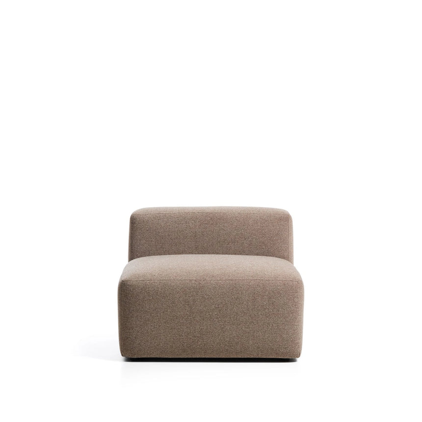 Sessel Blok in brauner Chenille, 90 cm, FSC Mix Credit von Kave Home – Bild 1