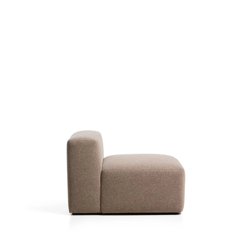 Sessel Blok in brauner Chenille, 90 cm, FSC Mix Credit von Kave Home – Bild 2