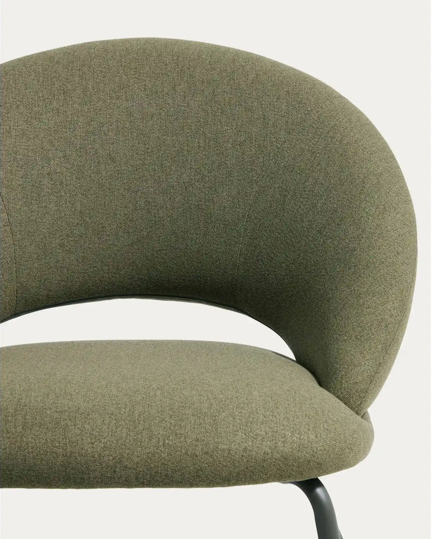 Sessel Bonali mit Chenille und Metallbeinen, FSC Mix Credit von Kave Home – Bild 7