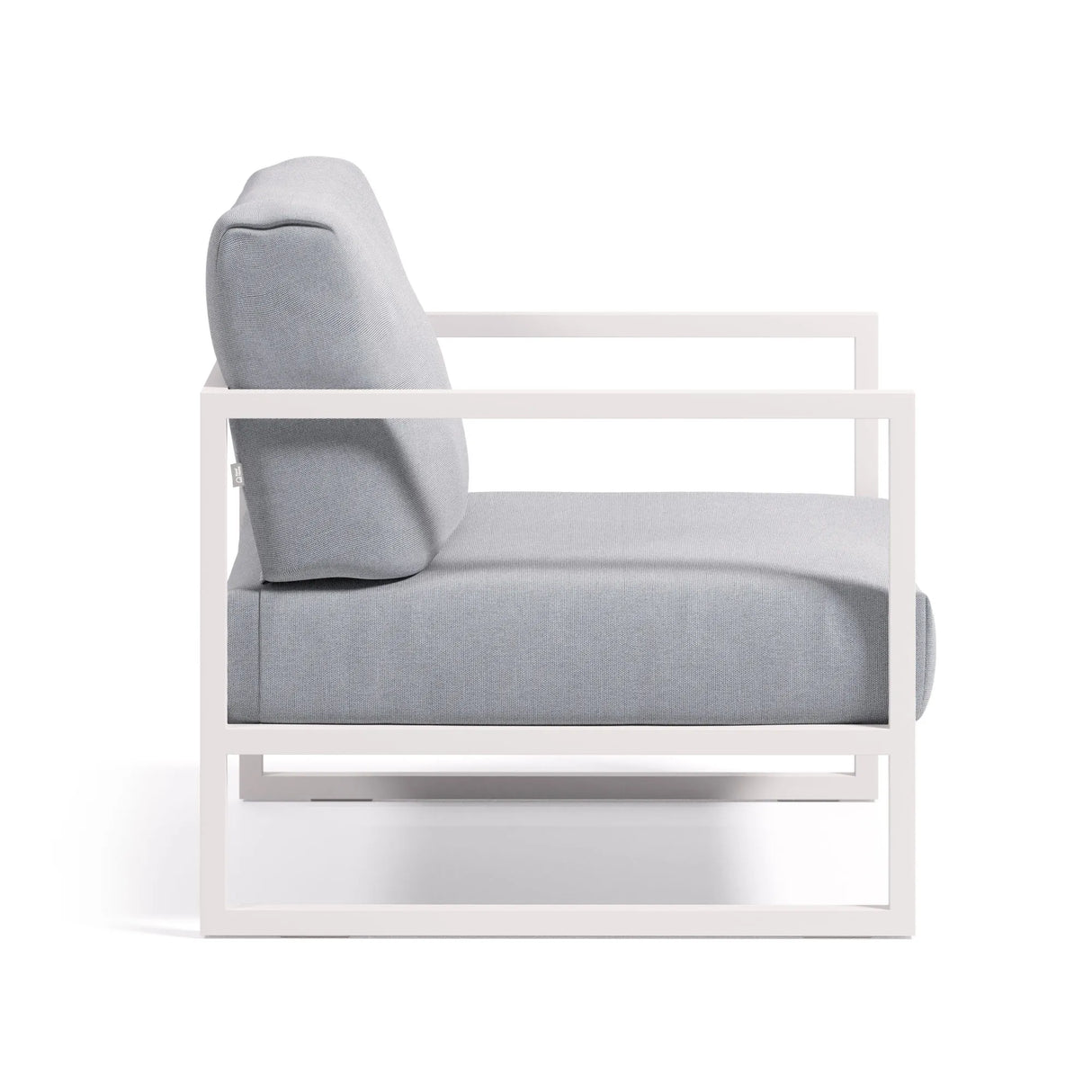 Sessel Comova 100% outdoor blau und Aluminium weiss von Kave Home – Produktbild 2