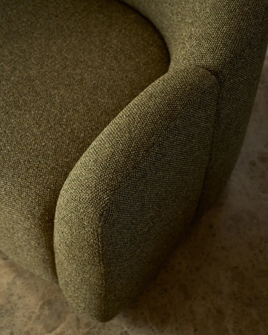 Sessel Corvena aus Chenille FSC-Mix-Kredit 98 cm von Kave Home – Bild 3