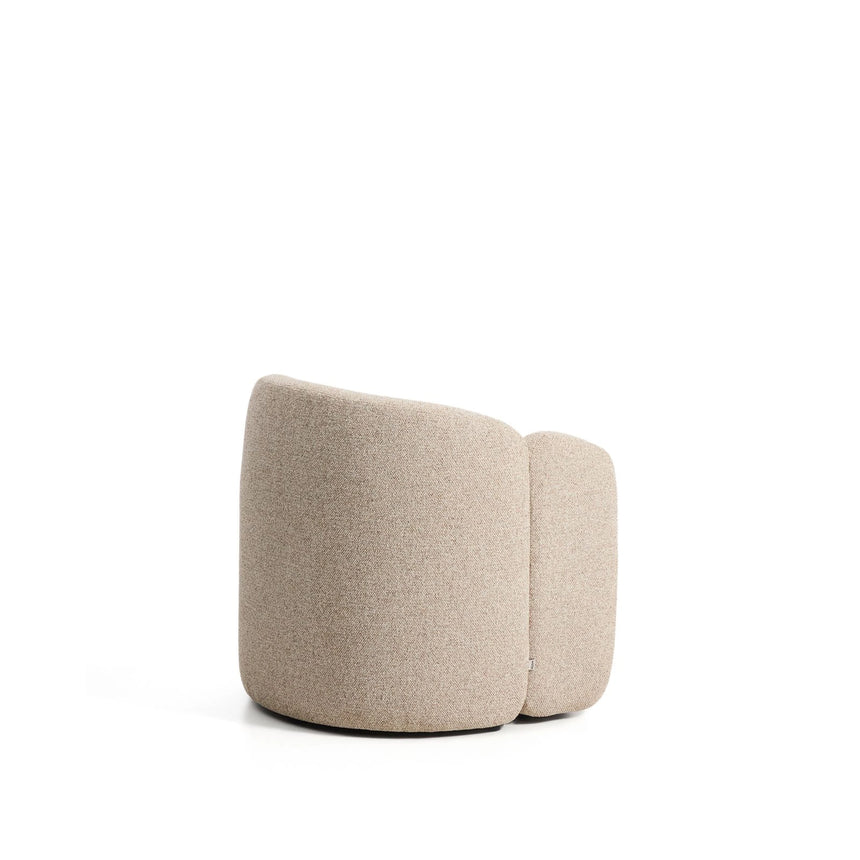 Sessel Corvena aus Chenille in Beige FSC-Mix-Kredit 85 cm von Kave Home – Bild 5