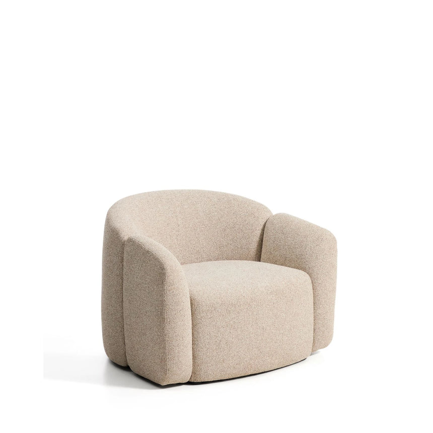 Sessel Corvena aus Chenille in Beige FSC-Mix-Kredit 98 cm von Kave Home – Bild 1