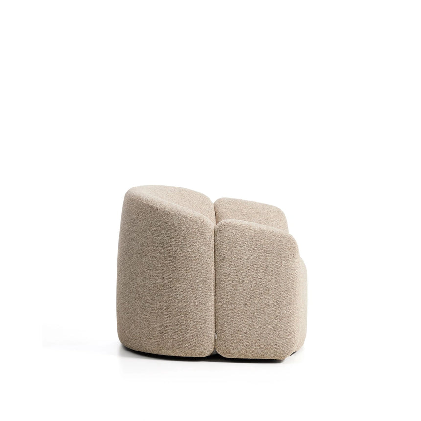 Sessel Corvena aus Chenille in Beige FSC-Mix-Kredit 98 cm von Kave Home – Bild 4
