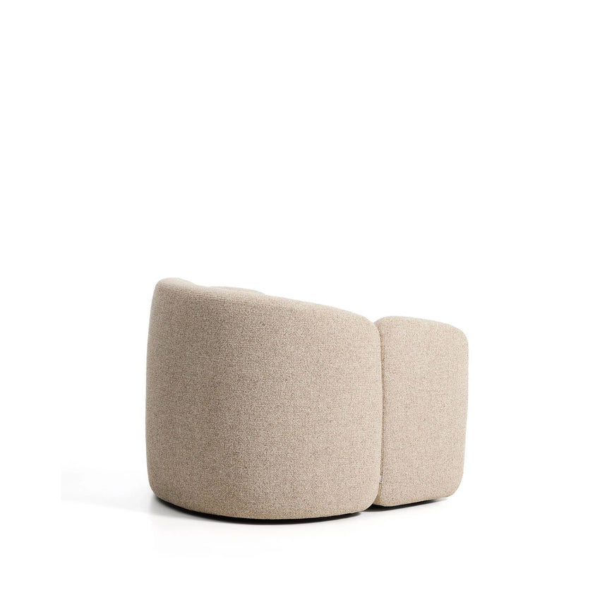Sessel Corvena aus Chenille in Beige FSC-Mix-Kredit 98 cm von Kave Home – Bild 5