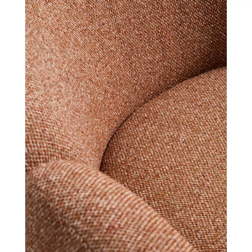 Sessel Corvena aus Chenille in Terrakotta FSC-Mix-Kredit 98 cm von Kave Home – Bild 12