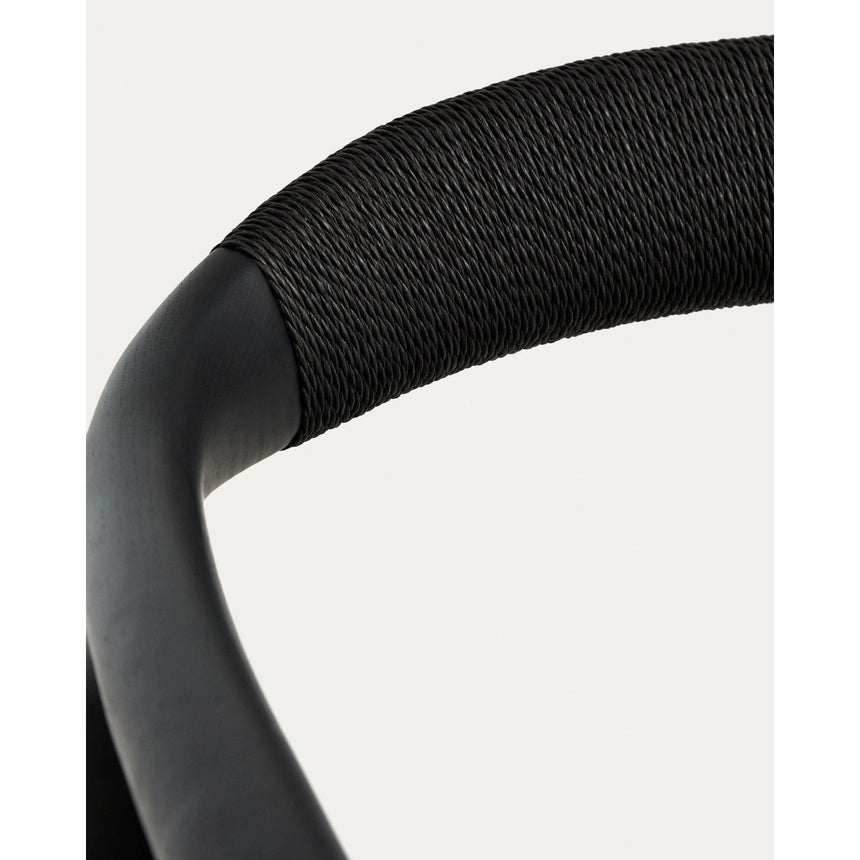 Sessel Derile aus massivem Eichenholz mit Finish und Papierseil FSC 100 % von Kave Home – Bild 11