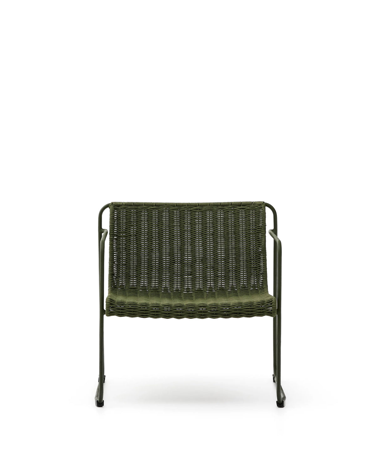 Sessel Maurina aus grün verzinktem Stahl mit grünem Seil von Kave Home – Produktbild 12