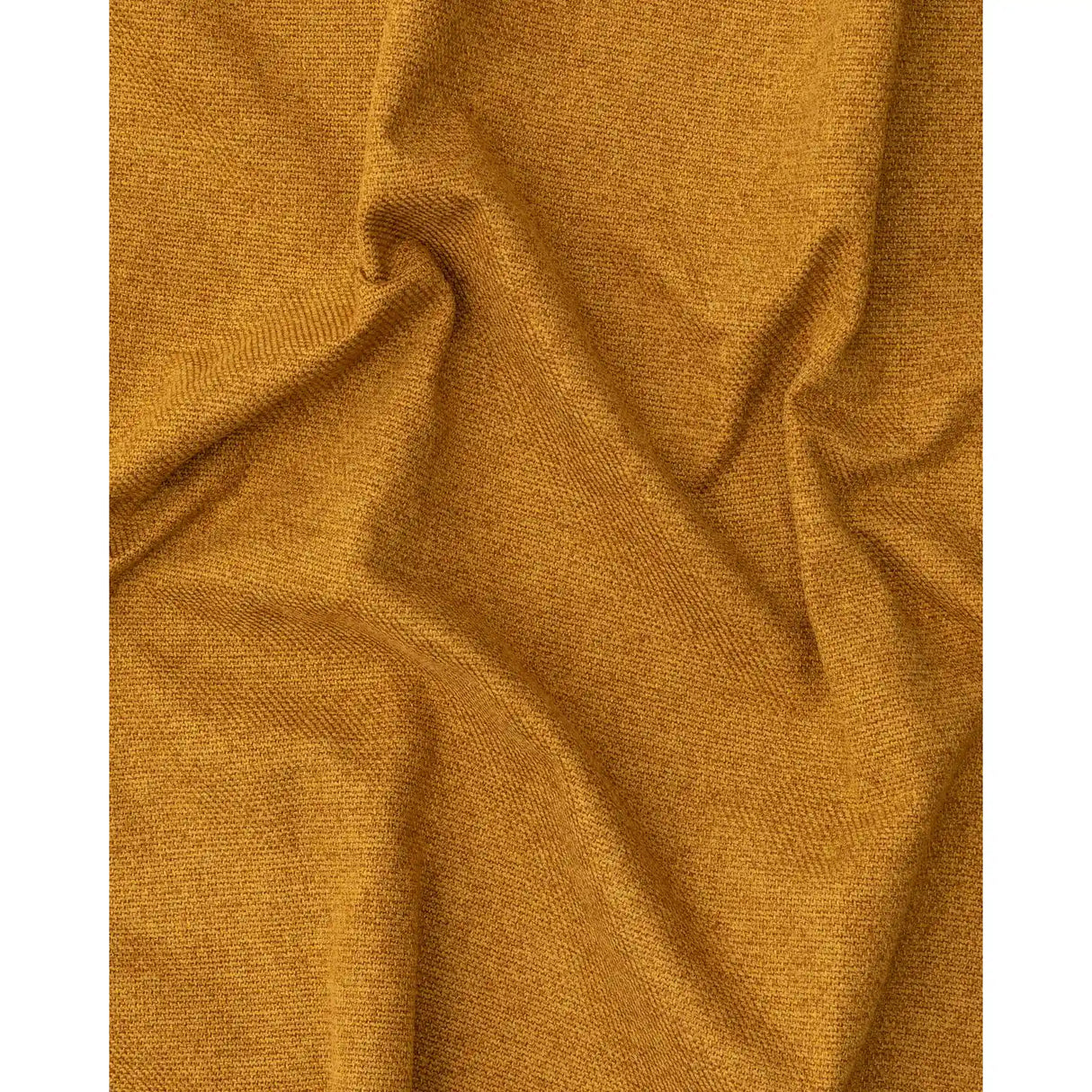 Sessel Meghan in schwer entflammbarem Lammfellimitat in Senfgelb mit massivem Eschenholz mit Natur-Finish, FSC Mix Credit von Kave Home – Produktbild 7