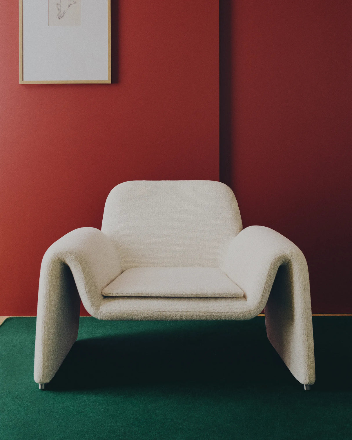 Sessel Melvia mit beiger Chenille von Kave Home – Produktbild 2