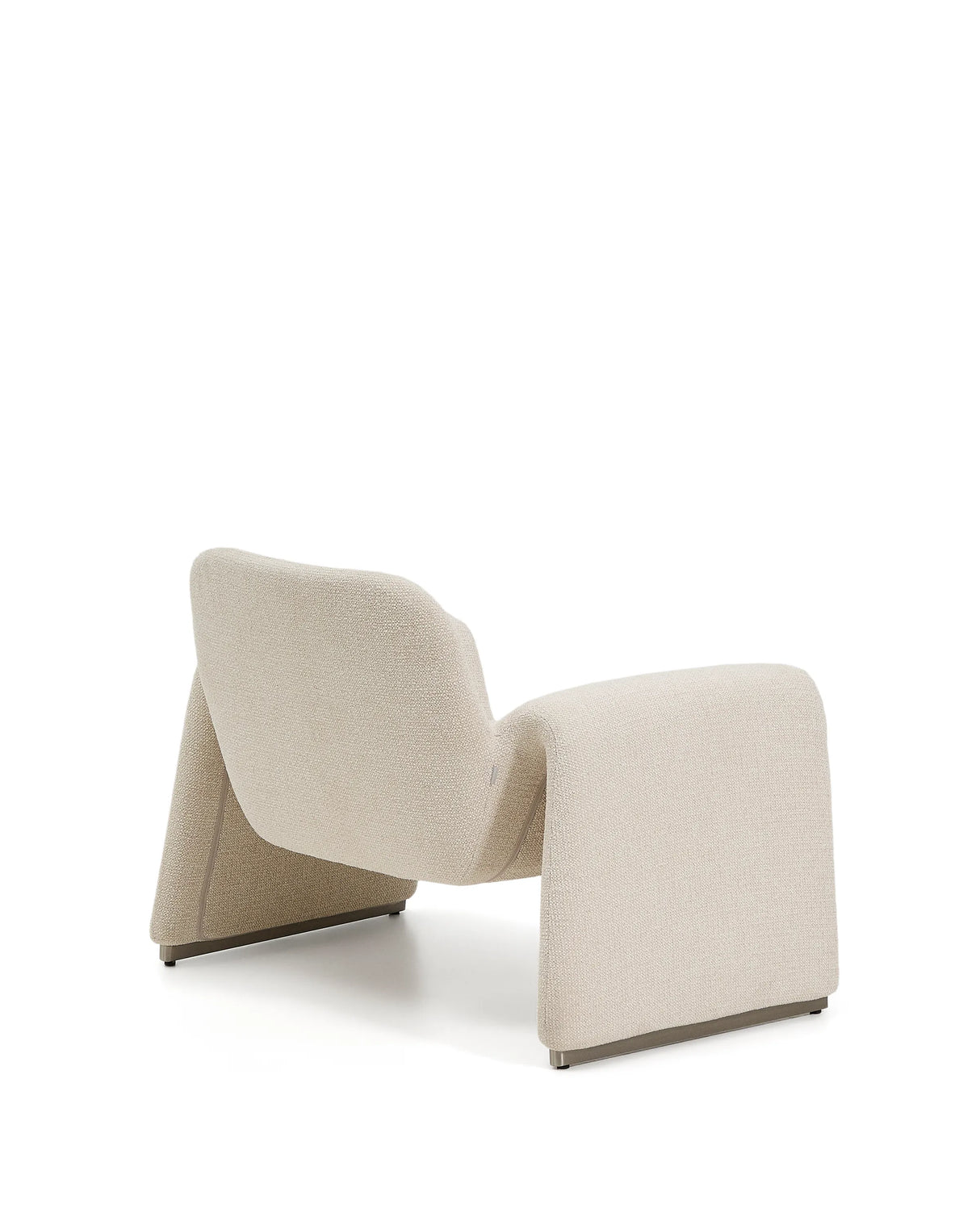 Sessel Melvia mit beiger Chenille von Kave Home – Produktbild 7