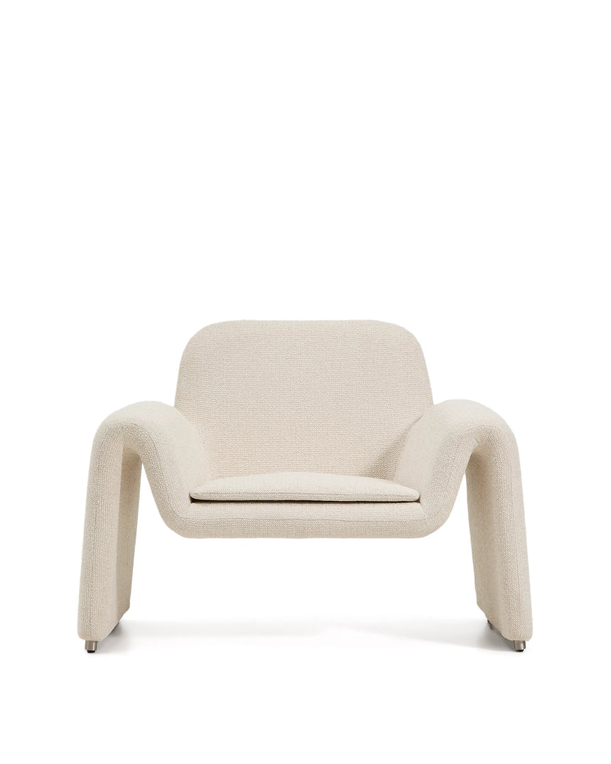 Sessel Melvia mit beiger Chenille von Kave Home – Produktbild 8