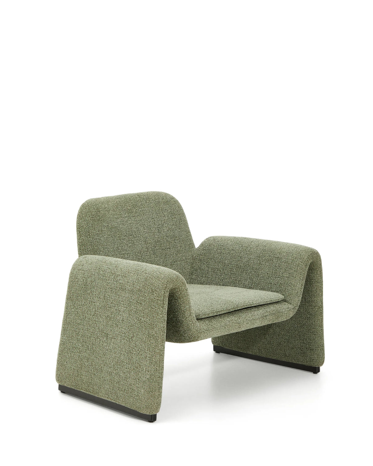 Sessel Melvia mit grüner Chenille von Kave Home – Produktbild 6