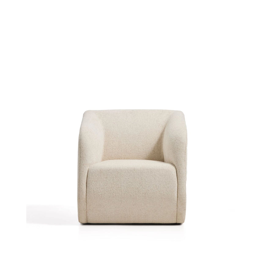 Sessel Milare in beiger Chenille, 73 cm, FSC 100 % von Kave Home – Bild 5