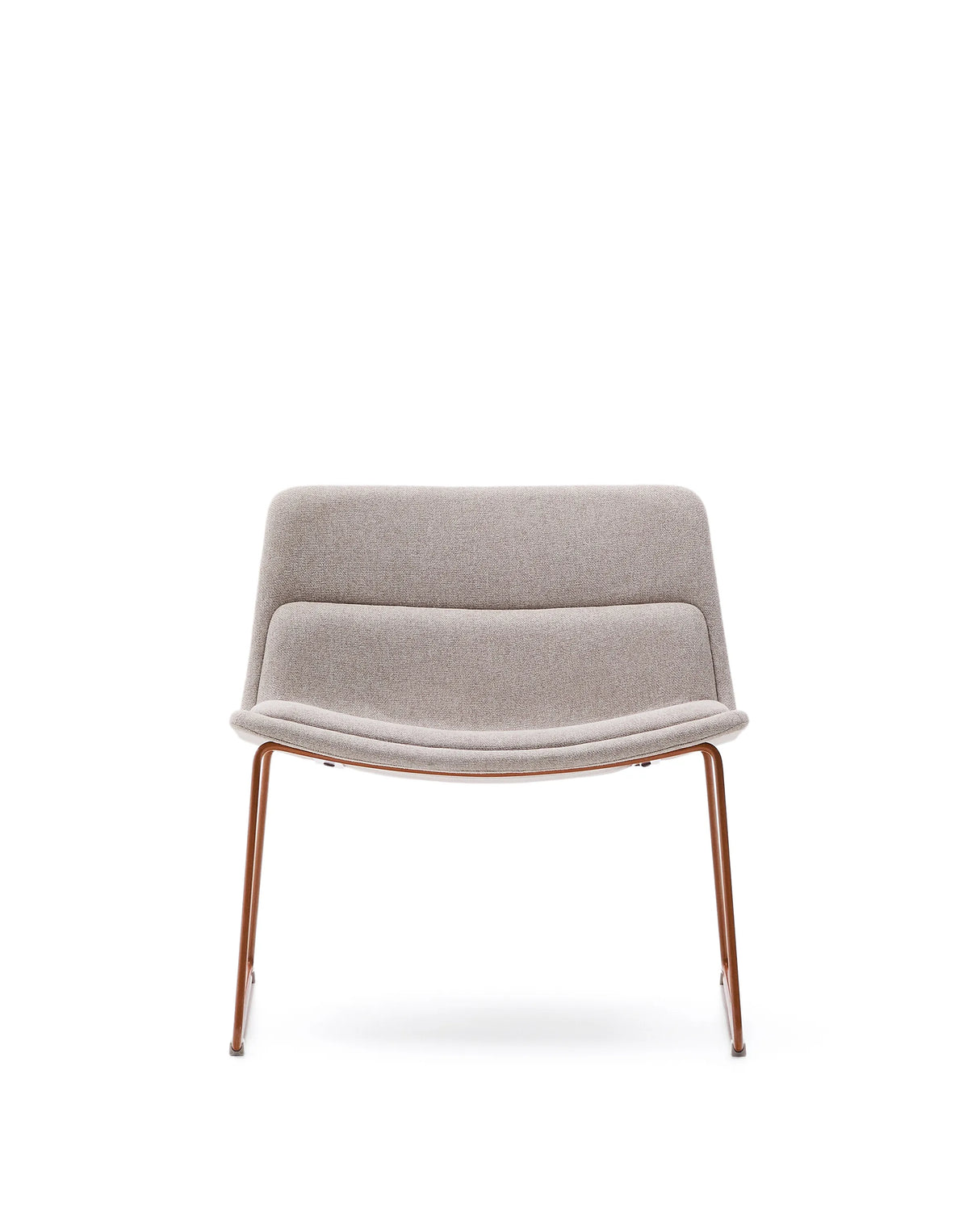 Sessel Zahara in Beige mit Stahlbeinen und Terrakotta-Finish FSC 100% von Kave Home – Produktbild 11