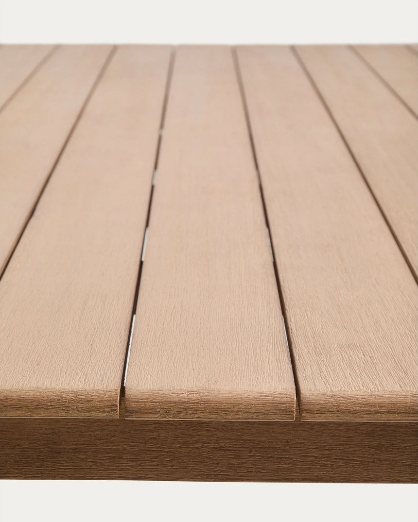 Set mit Tisch Sori aus massivem Akazienholz und 4 Stühlen Arinella aus massivem Akazienholz und beigem Seil, 200 x 100 cm FSC 100 % von Kave Home – Bild 6