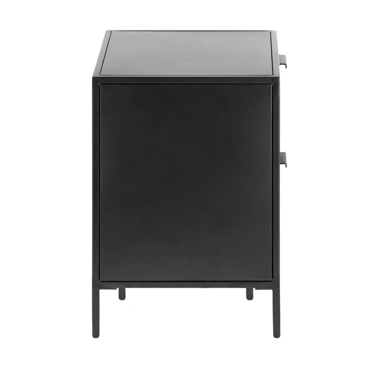 Shantay Nachttisch 40 x 50 cm aus Stahl mit schwarzem Finish von Kave Home – Produktbild 2