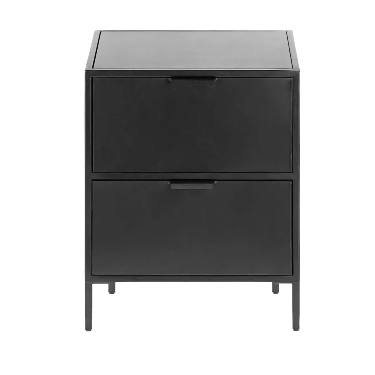 Shantay Nachttisch 40 x 50 cm aus Stahl mit schwarzem Finish von Kave Home – Produktbild 3