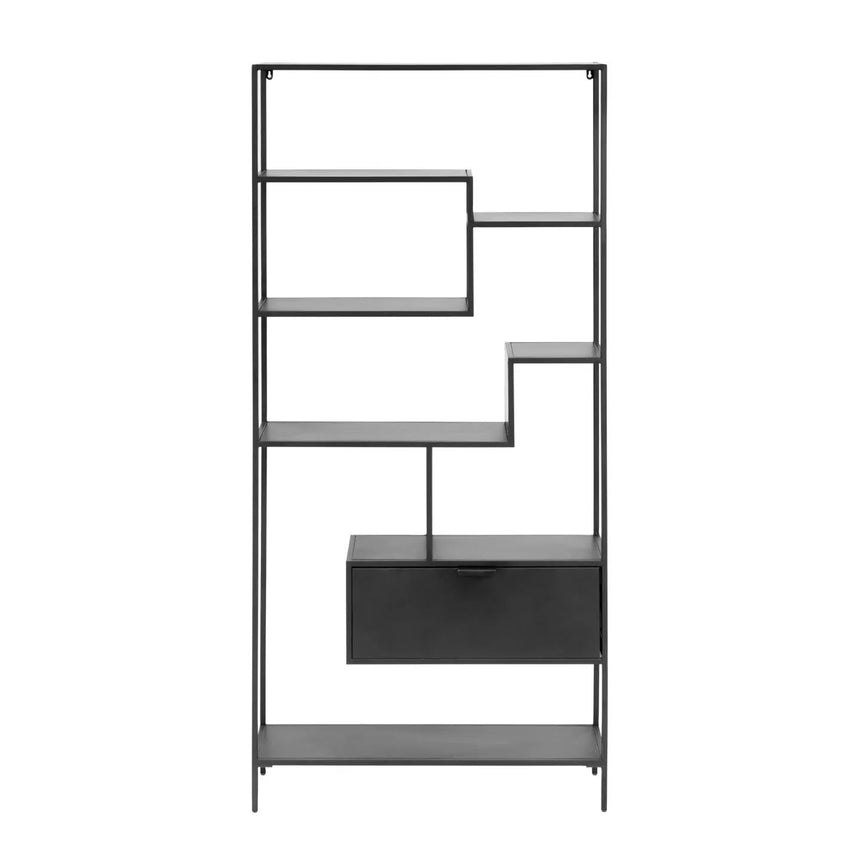 Shantay Regal aus Stahl mit schwarzem Finish 80 x 168 cm von Kave Home – Produktbild 8