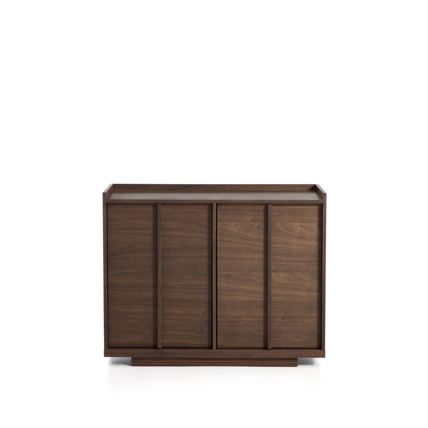 Sideboard Onix aus Walnussfurnier mit dunklem Finish 100 x 80 cm FSC Mix Credit von Kave Home – Bild 1