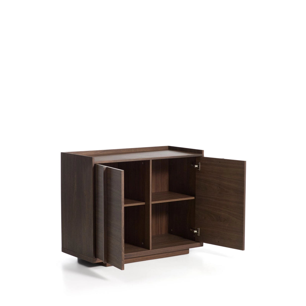 Sideboard Onix aus Walnussfurnier mit dunklem Finish 100 x 80 cm FSC Mix Credit von Kave Home – Bild 4
