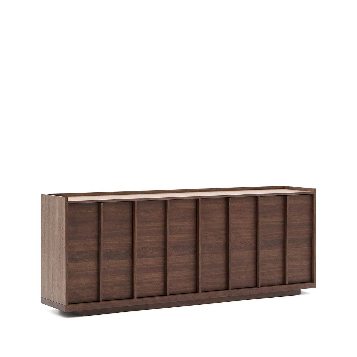 Sideboard Onix aus Walnussfurnier mit dunklem Finish 200 x 80 cm FSC Mix Credit von Kave Home – Produktbild 2