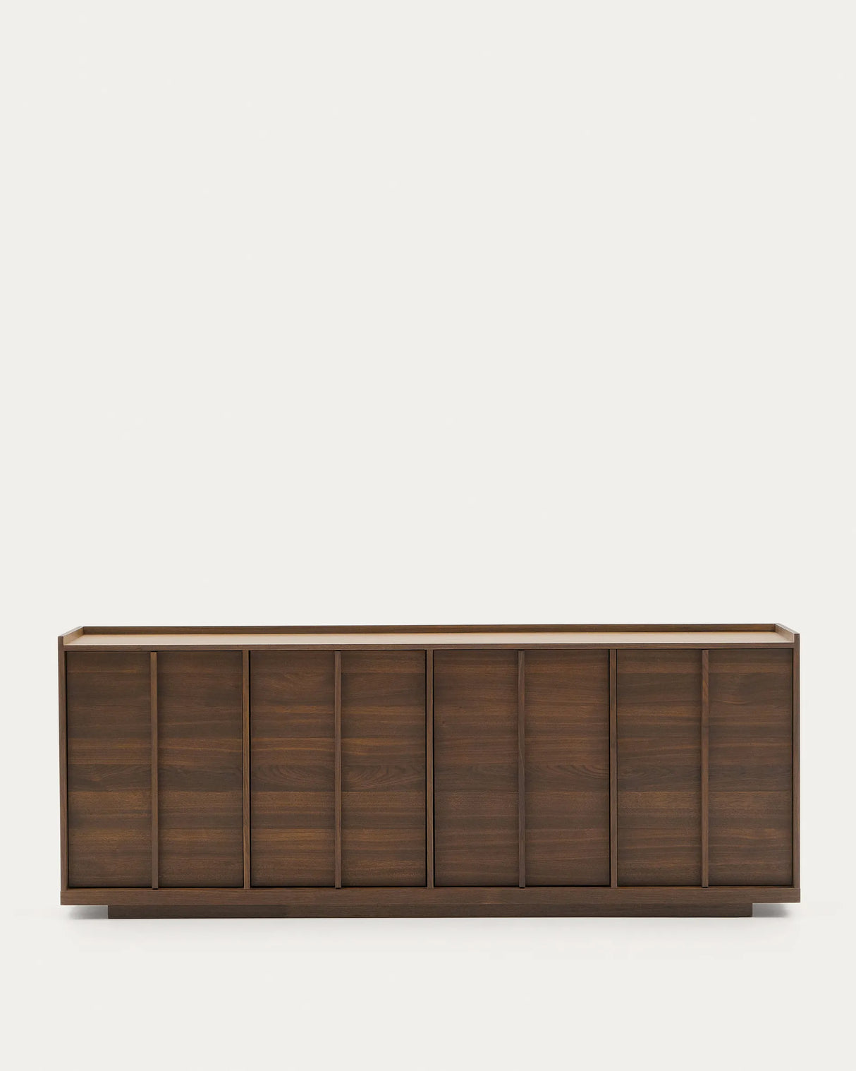 Sideboard Onix aus Walnussfurnier mit dunklem Finish 200 x 80 cm FSC Mix Credit von Kave Home – Produktbild 3