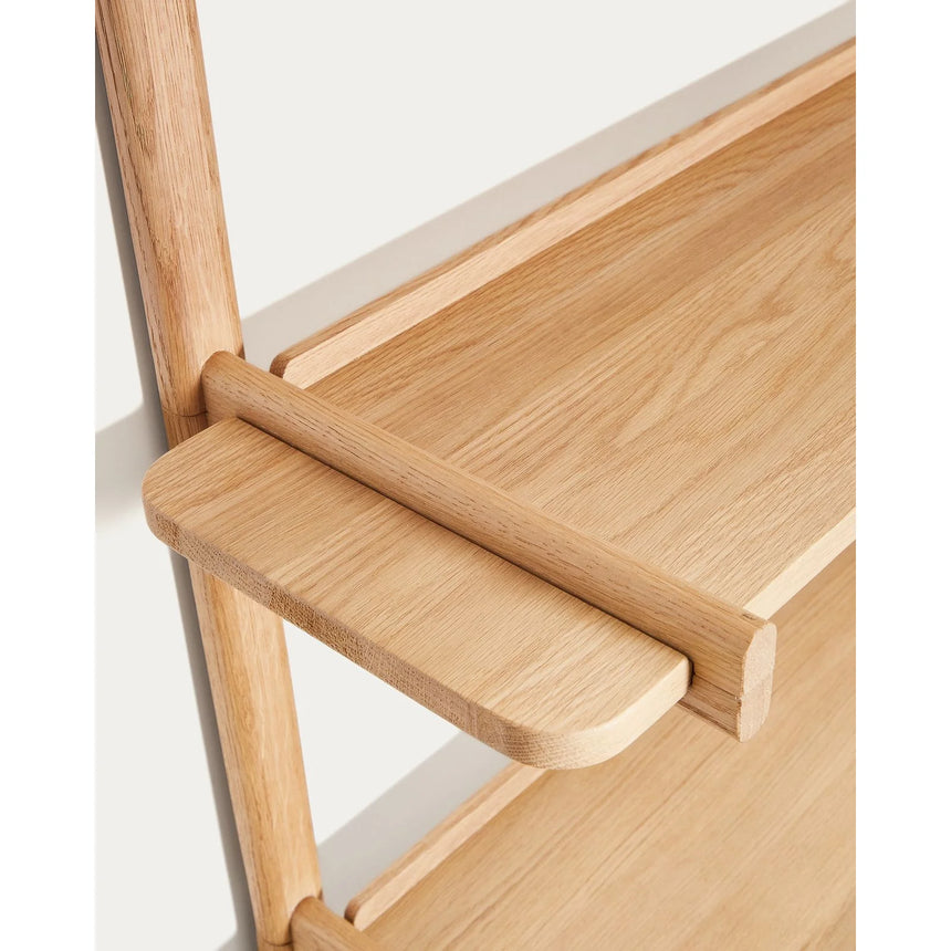 Sitra Regal modular 3 Regalbretter massives Eichenholz Finish Natur FSC Mix Credit 110 cm von Kave Home – Bild 7