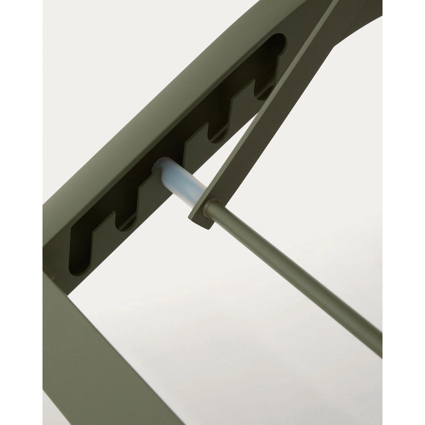 Sonnenliege Capraia aus Aluminium in Grün von Kave Home – Bild 6