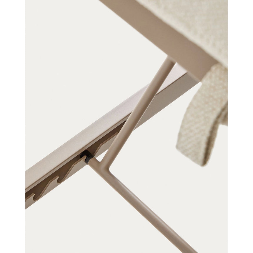 Sonnenliege Kionia aus Aluminium in Taupe von Kave Home – Bild 6