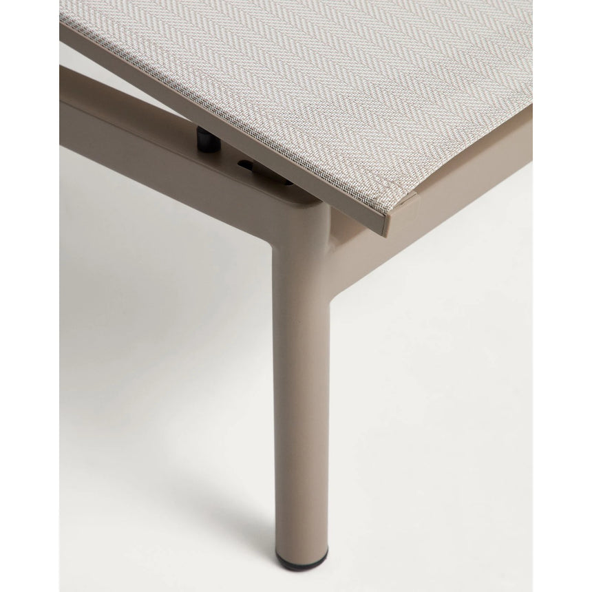 Sonnenliege Lesina aus Aluminium und Texteline von Kave Home – Bild 12