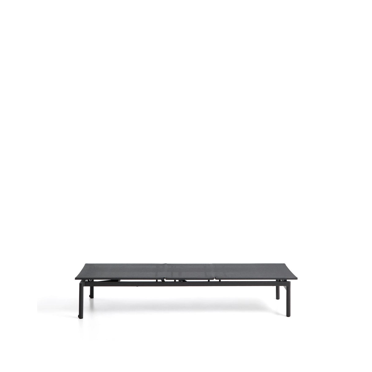 Sonnenliege Lesina aus Aluminium und graphitgrauem Texteline von Kave Home – Bild 5