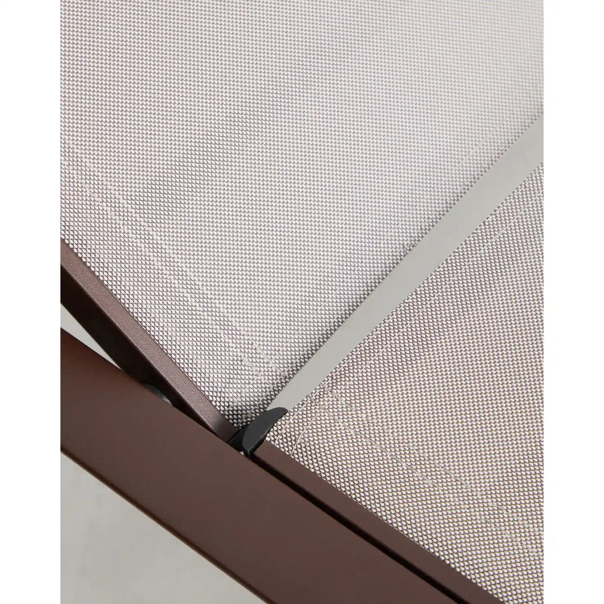 Stapelbare Sonnenliege Capraia aus Aluminium in Taupe von Kave Home – Bild 9