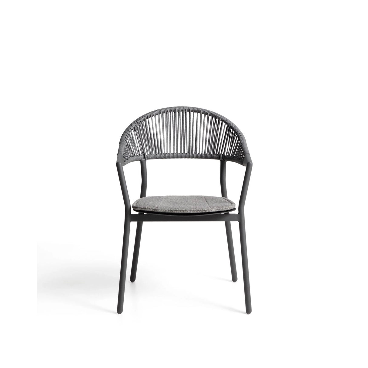 Stapelbarer Outdoor-Stuhl Alimia aus Aluminium und Synthetikseil von Kave Home – Bild 5