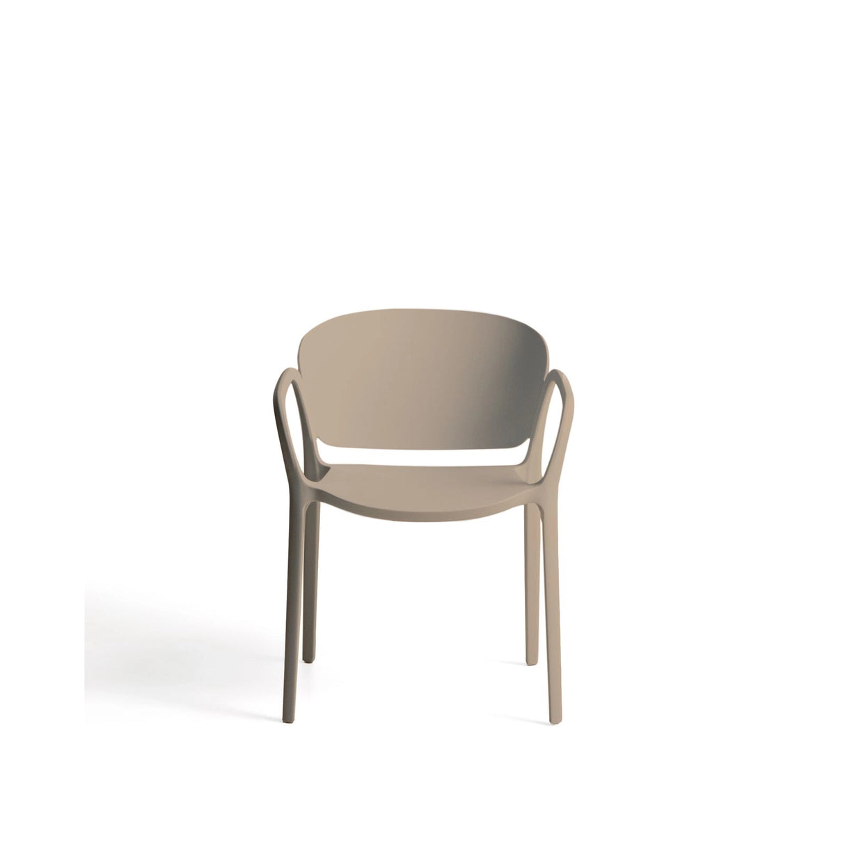 Stapelbarer Outdoor-Stuhl Ania in Beige von Kave Home – Bild 4