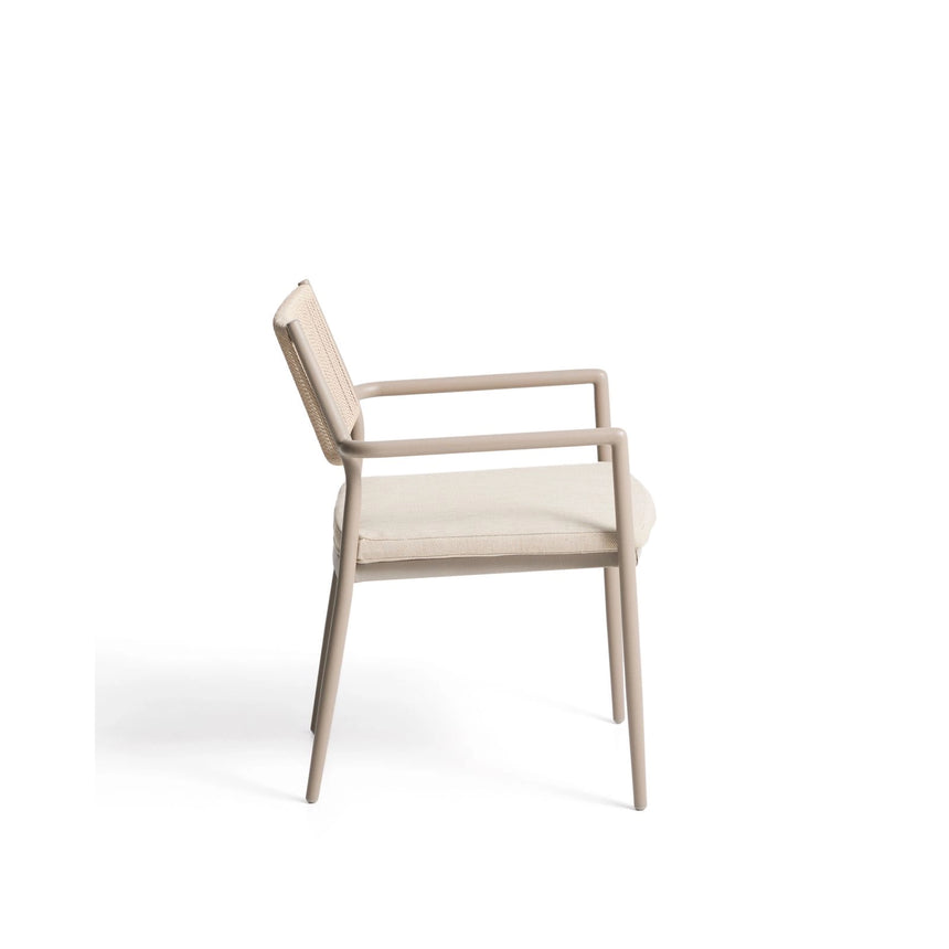 Stapelbarer Outdoor-Stuhl Argasi aus Aluminium und Synthetikseil von Kave Home – Bild 7