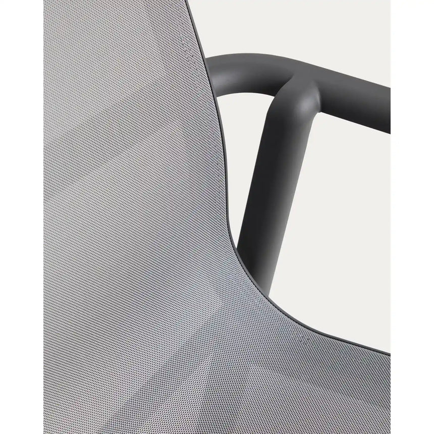 Stapelbarer Outdoor-Stuhl Canea aus Texteline und Aluminium von Kave Home – Bild 10