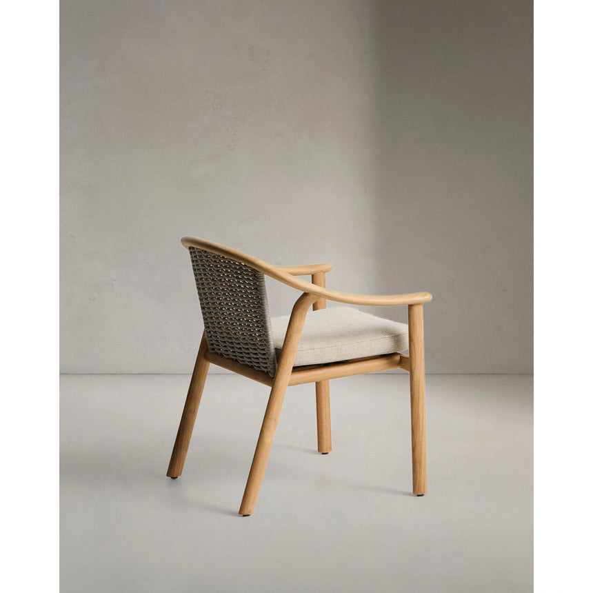 Stapelbarer Outdoor-Stuhl Elunda aus massivem Teakholz, FSC 100 % von Kave Home – Bild 10