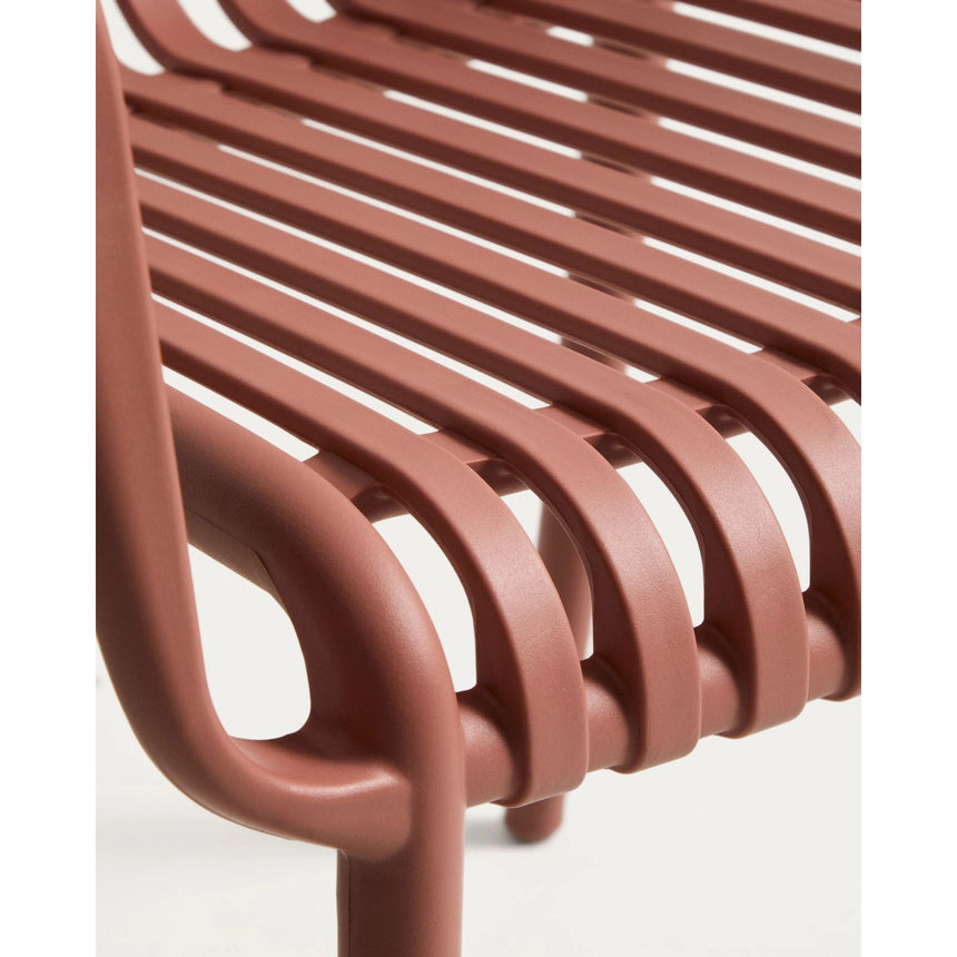 Stapelbarer Outdoor-Stuhl Isabellini in Terrakotta von Kave Home – Bild 12