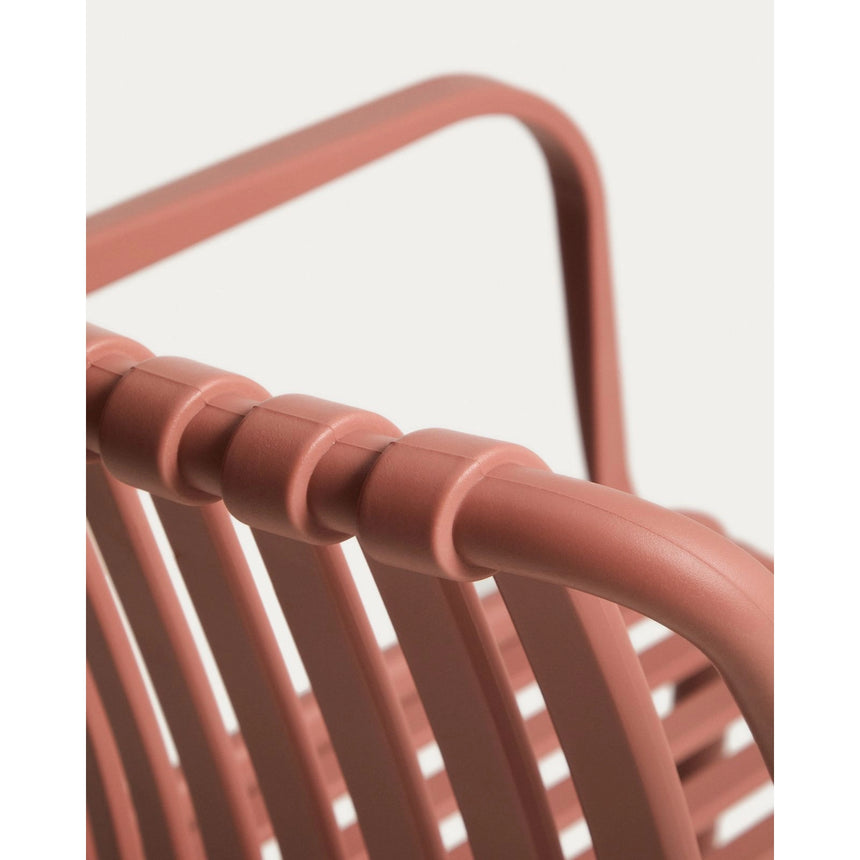 Stapelbarer Outdoor-Stuhl Isabellini in Terrakotta von Kave Home – Bild 15