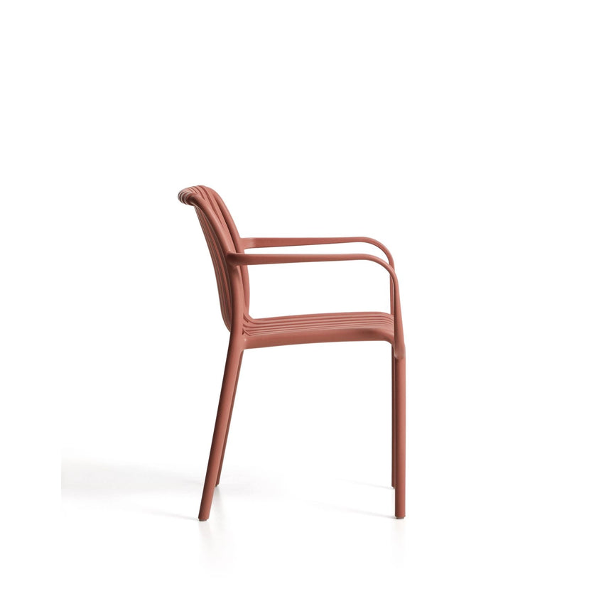 Stapelbarer Outdoor-Stuhl Isabellini in Terrakotta von Kave Home – Bild 7