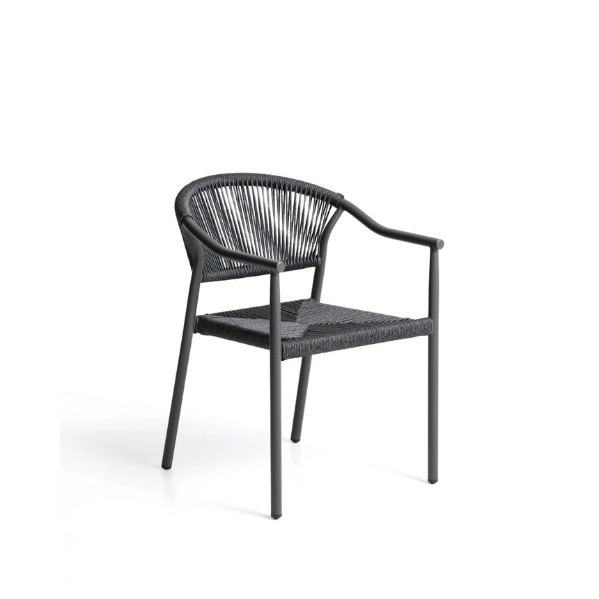 Stapelbarer Outdoor-Stuhl Livadia aus Aluminium in verschiedenen Farben von Kave Home – Bild 1
