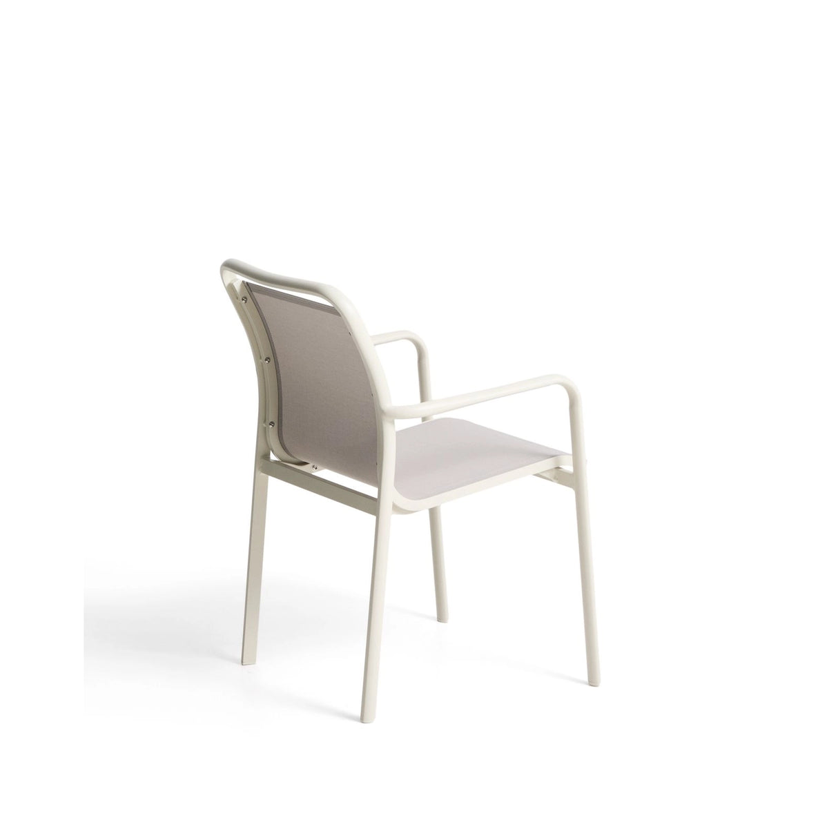 Stapelbarer Outdoor-Stuhl Luri aus Aluminium in Ecru und beigem Texteline von Kave Home – Bild 10